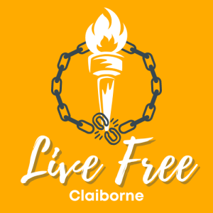 Live Free - Claiborne's Freedom Run logo