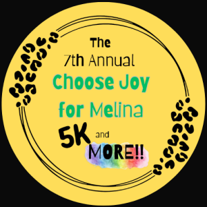 The Choose Joy for Melina 5K logo