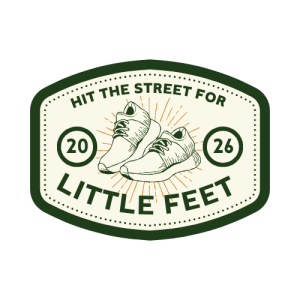 Hit the Street for Little Feet 5K logo