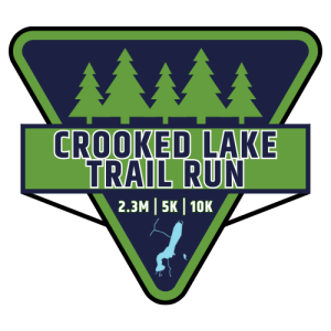 Crooked Lake Trail Run (2.3-Mile | 5K | 10K) logo