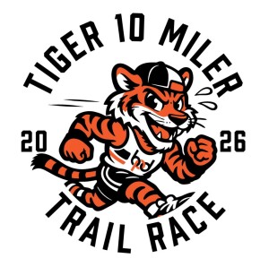 Tiger 10 Miler - 9th Annual Trail Race Presented by Byron Bank logo