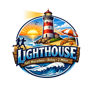 Lighthouse Half Marathon, 2-Person Relay, & 2 Miler logo