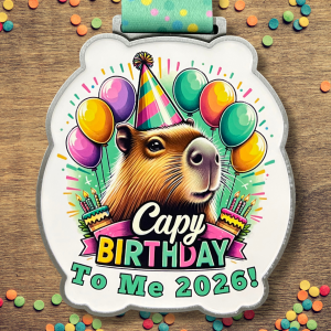 2026 Capy "Happy" Birthday To Me 2026 logo