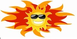 Mt Pleasant Sizzlin' Summer 5k logo