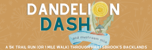 Dandelion Dash and Mushroom Mile logo