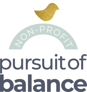 Pursuit of Balance Miles for Mental Health Awareness logo