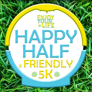 Enjoy Your Life Happy Half Marathon & Friendly 5K logo