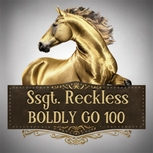RECKLESS - BOLDLY GO 100 logo