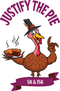 Justify The Pie 5k and 15k Run/Walk logo