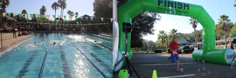 Saint Johns Kids Swim Run Race