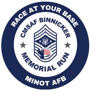 Minot Afb - Cmsaf Binnicker Memorial Run logo