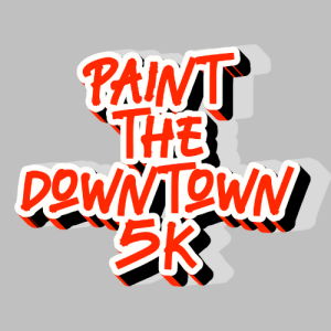 4th Annual Paint the Downtown 5K logo