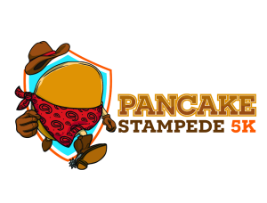 Pancake Stampede 5K logo