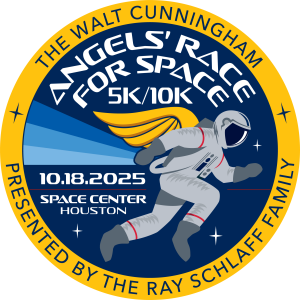 Walt Cunningham Angels' Race for Space 5k/10k and Family Fun Run presented by the Ray Schlaff Family logo