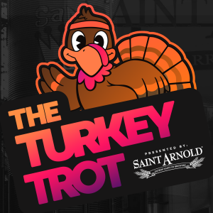 The Turkey Trot Presented by Saint Arnold Brewing Co. (Houston, Texas) logo