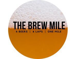 The BREW Mile logo