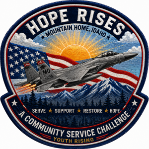 Rise Together Service Challenge logo