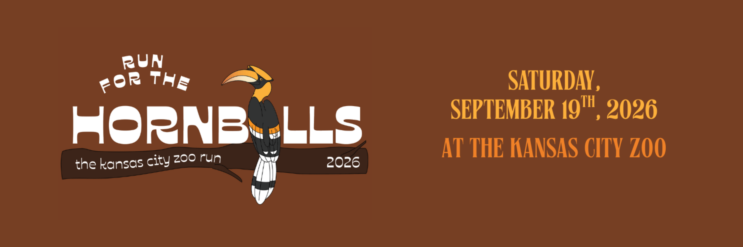 2026 Kansas City Zoo Run, "Run for the Hornbills"