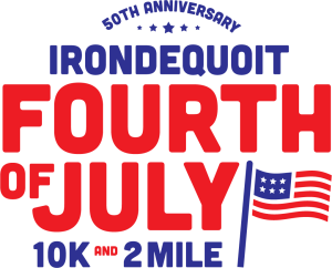 Irondequoit 4th of July -- 10k and 2 Mile Fun Run logo