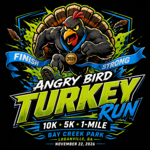 Angry Bird Turkey Run (5K/10K/1-Mile/Little Turkeys Trot) logo