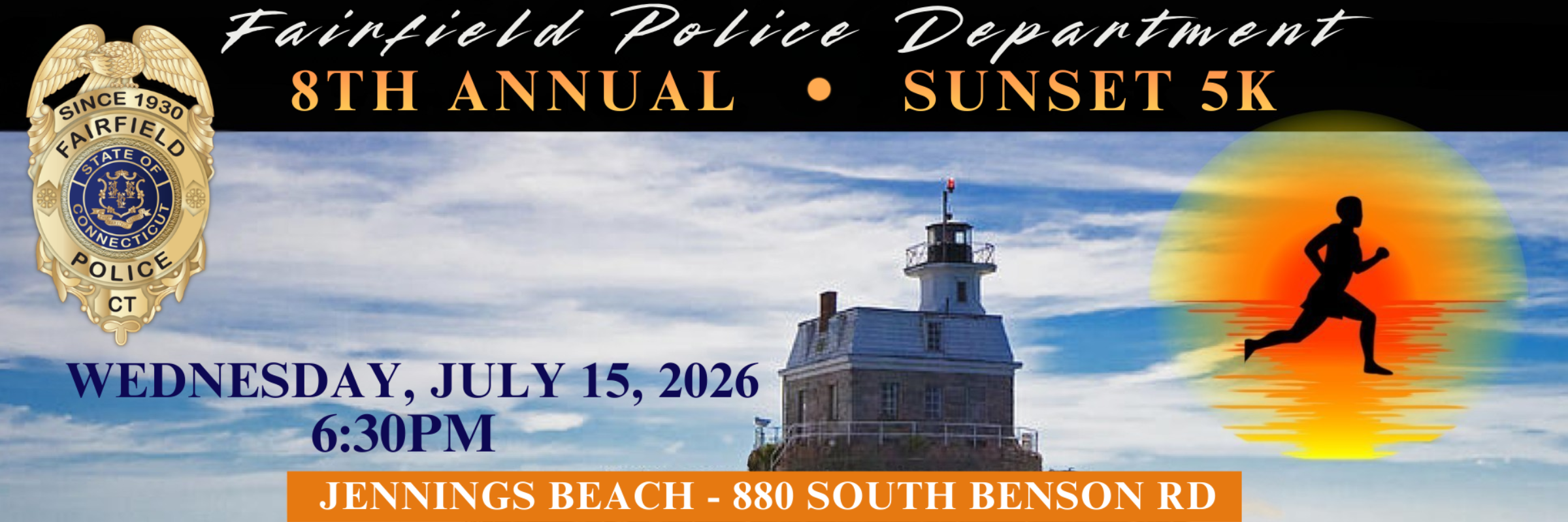 THE FAIRFIELD POLICE SUNSET 5K - Presented by Moneco Advisors