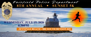 THE FAIRFIELD POLICE SUNSET 5K - Presented by Moneco Advisors logo