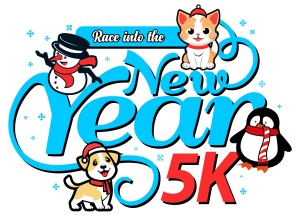 Race into the New Year Prediction 5K logo