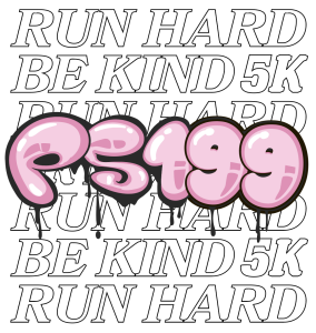 PS 199 RUN HARD, BE KIND 5K (2026) logo
