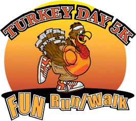 Parker Parks and Recreation Turkey Day 5K FUN Run/Walk logo