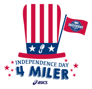 ASICS Independence Day 4-Miler presented by Independent Brewing Company logo
