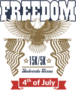Freedom 15K & 5K logo