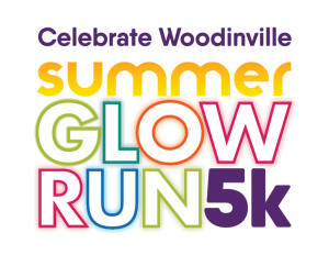 Celebrate Woodinville Summer Glow Run 5k logo