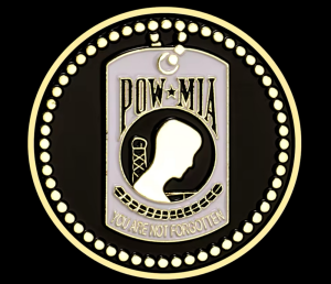 POW medal Virtual Race Challenge Coin Challenge logo