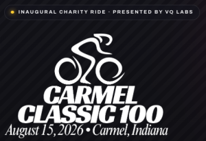 The Inaugural Carmel Classic 100 p/b VQ Labs and Freewheelin' Community Bikes logo