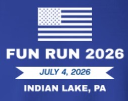 Indian Lake Fun Run + Walk 2026 logo