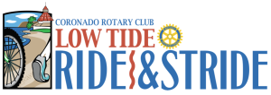 Coronado Rotary Low Tide Ride & Stride logo