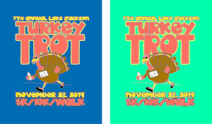 14th Annual Lake Jackson Turkey Trot logo