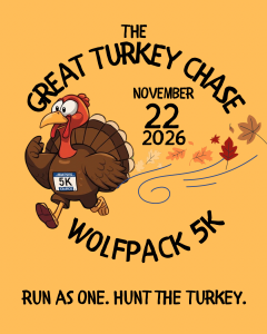 Wolfpack 5K: The Great Turkey Chase logo