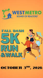 West Metro Board of Realtors® Fall Dash 5K Run|Walk logo