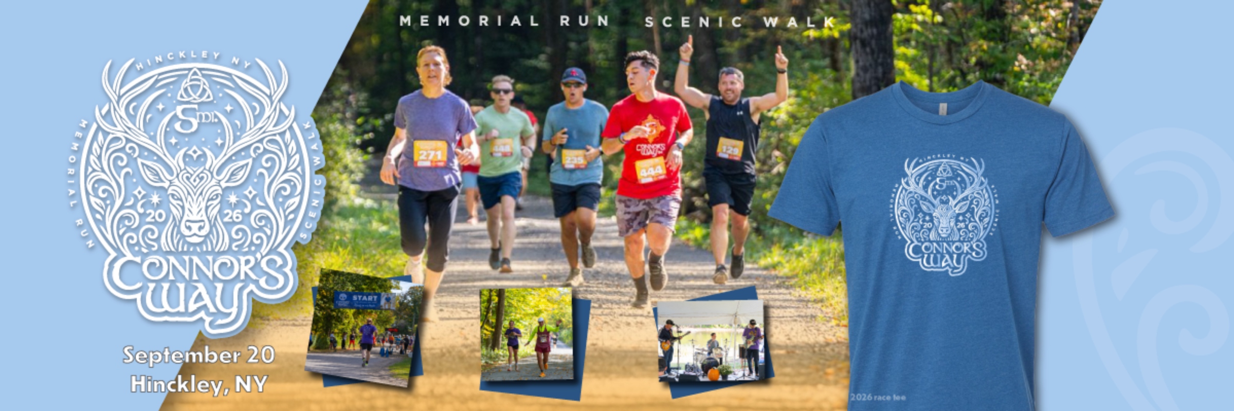 Connor's Way Scenic Memorial 5-Mile Run/Walk