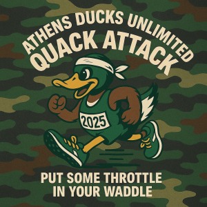 Quack Attack 5k presented by Athens Ducks Unlimited logo