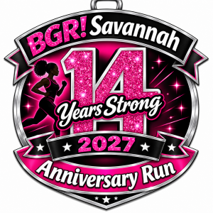 Bgr! Savannah Anniversary 5K logo