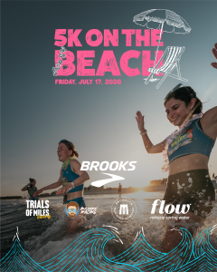 5K on the Beach presented by Brooks logo