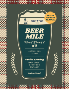 Flannels & Friends Beer Mile logo