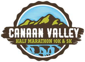 Canaan Valley Half Marathon, 10k, and 5k logo