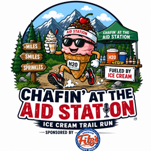Chafin' at the Aid Station Ice Cream Run in partnership with Fitz's Sodas logo