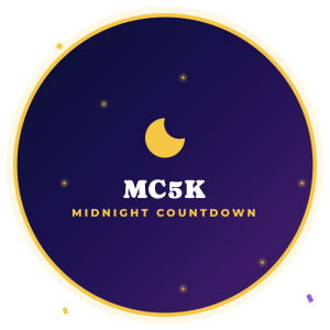 Midnight Countdown 5K logo