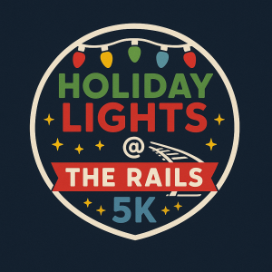Holiday Lights @ the Rails 5K & Kids Dash logo
