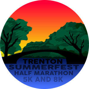 Trenton Summerfest Half Marathon, 8K, and 5K logo