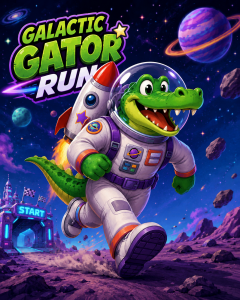Galactic Gator 5K Run logo